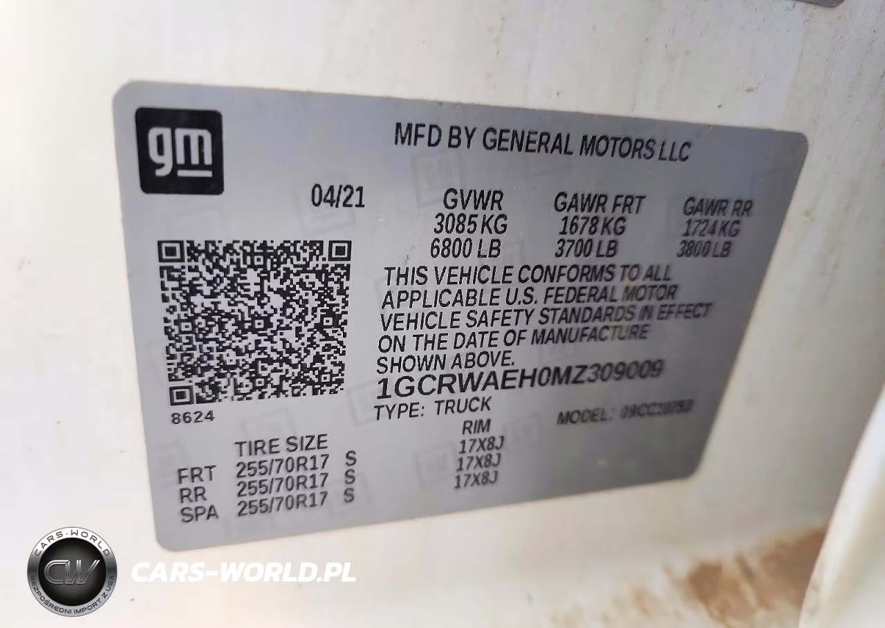 2021 Chevrolet Silverado C1500 VIN:1GCRWAEH0MZ309009 - 12