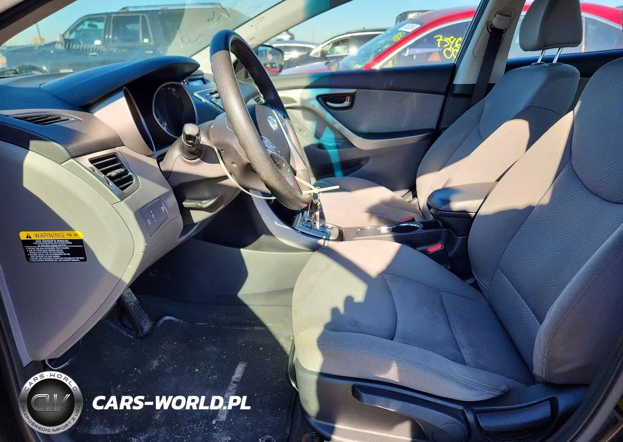 2012 Hyundai Elantra Gls VIN:KMHDH4AE7CU277796 - 7