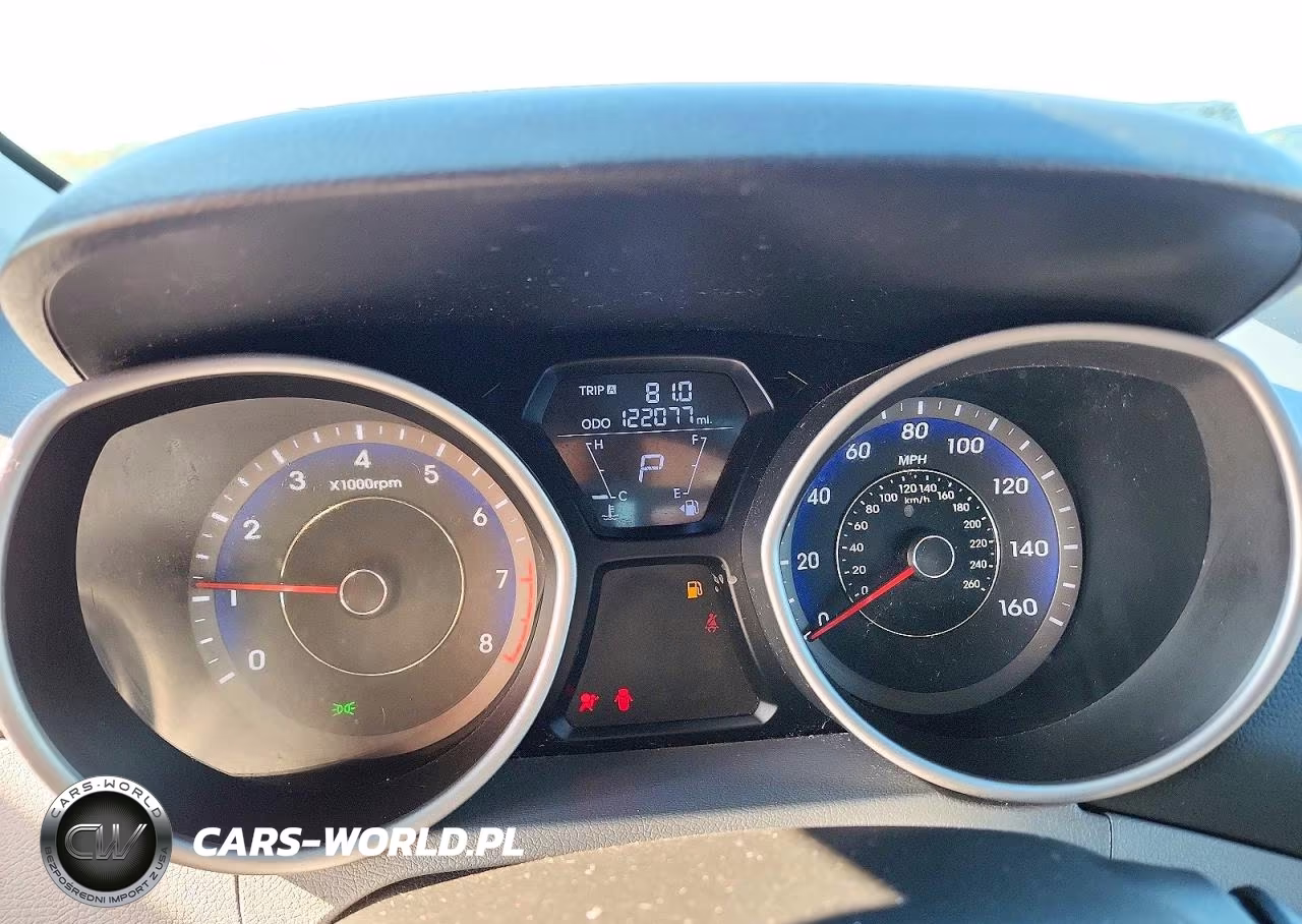 2012 Hyundai Elantra Gls VIN:KMHDH4AE7CU277796 - 9