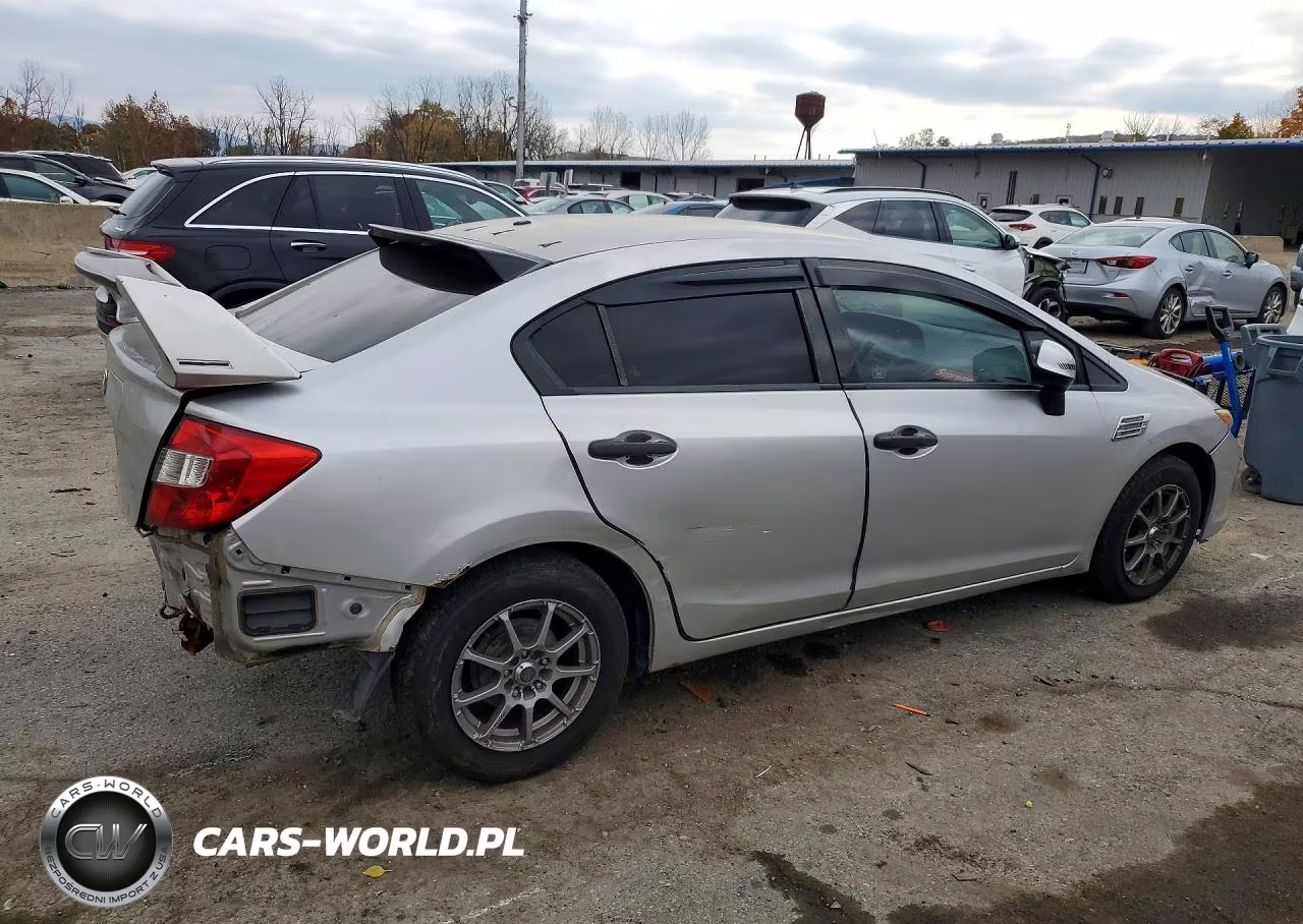 2012 Honda Civic Lx VIN:2HGFB2F59CH318106 - 3