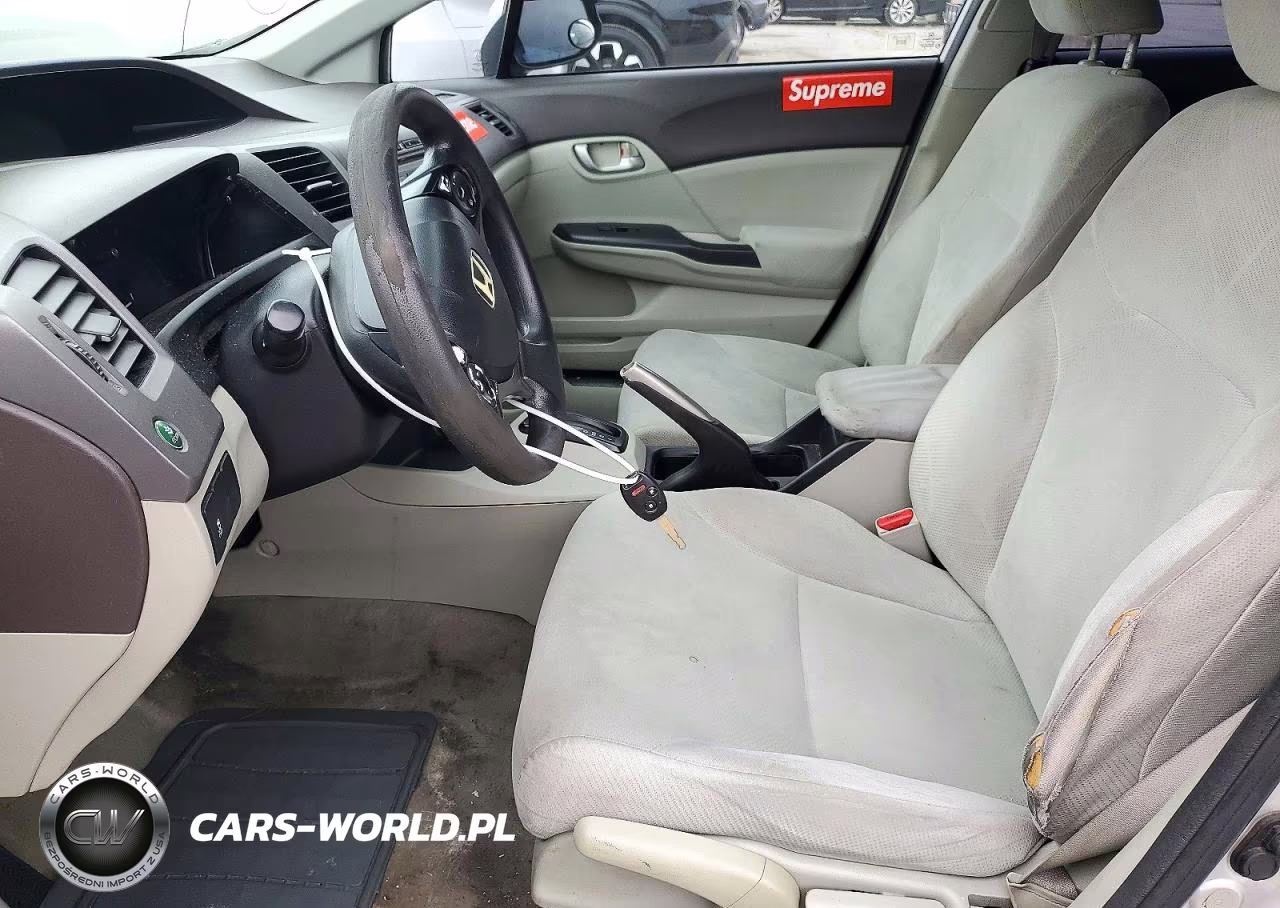 2012 Honda Civic Lx VIN:2HGFB2F59CH318106 - 7