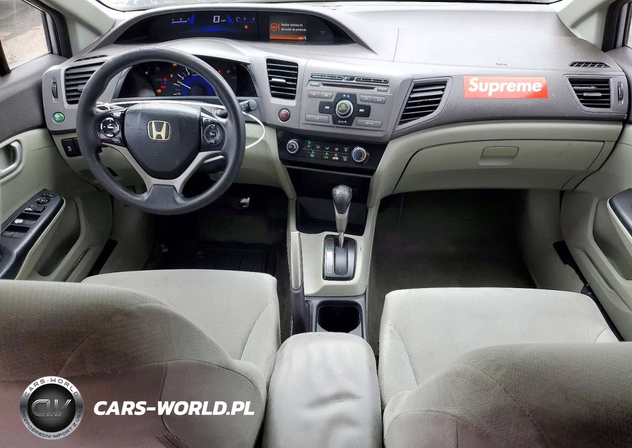 2012 Honda Civic Lx VIN:2HGFB2F59CH318106 - 8