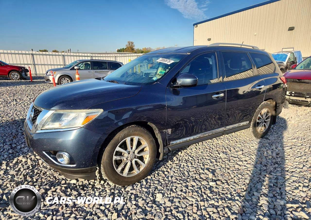 2016 Nissan Pathfinder Sl VIN:5N1AR2MM6GC653908 - 1