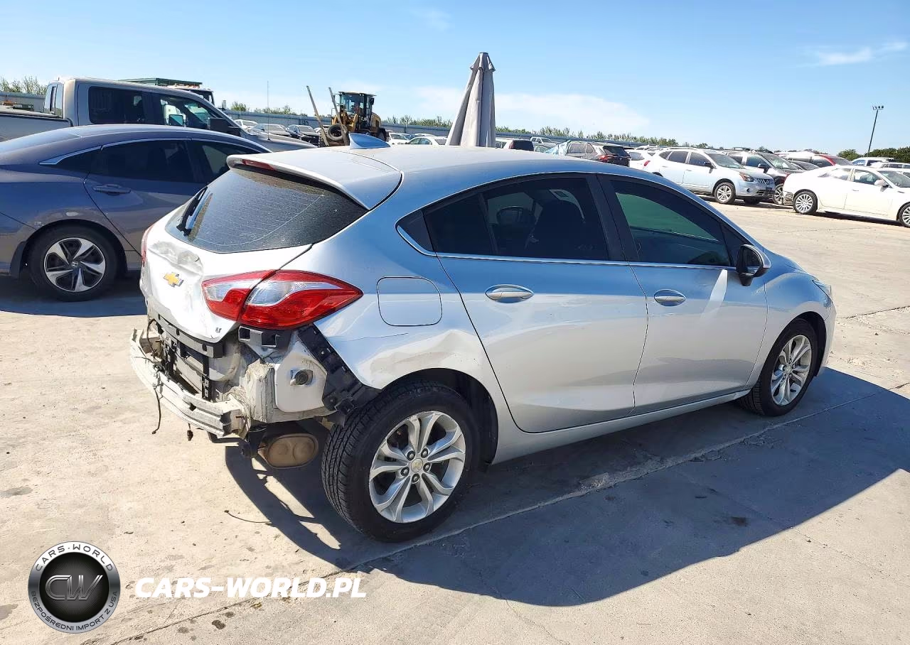 2019 Chevrolet Cruze Lt VIN:3G1BE6SM2KS544274 - 3