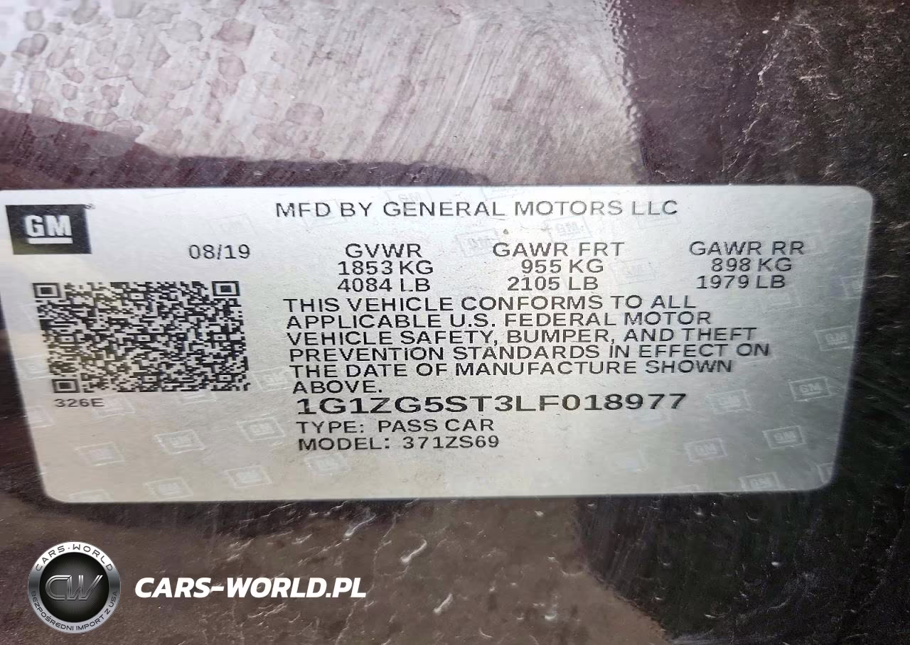 2020 Chevrolet Malibu Rs VIN:1G1ZG5ST3LF018977 - 12