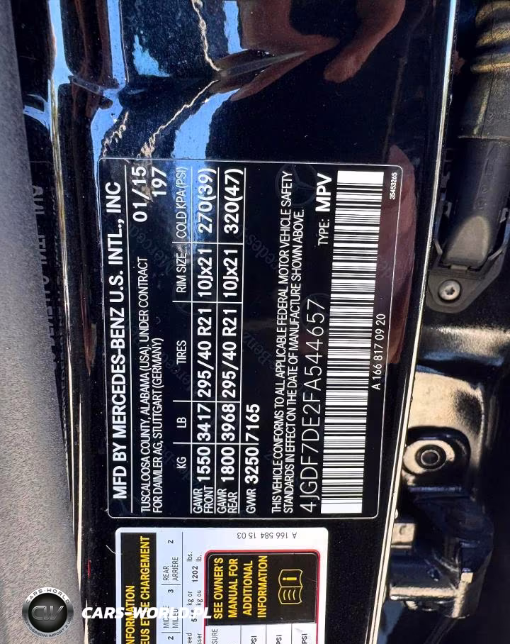 2015 Mercedes-Benz Gl 550 4Matic VIN:4JGDF7DE2FA544657 - 14