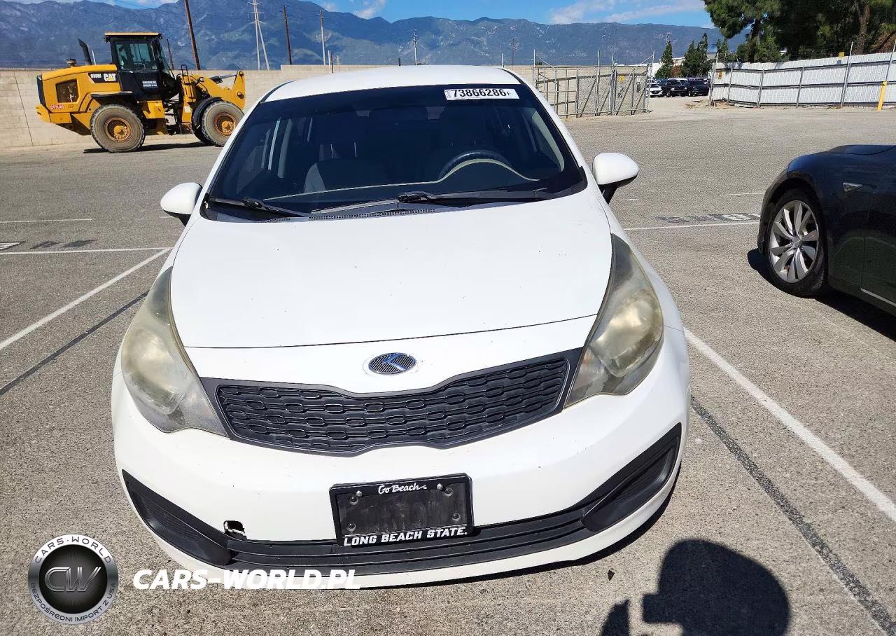 2014 Kia Rio Lx VIN:KNADM4A3XE6328520 - 5