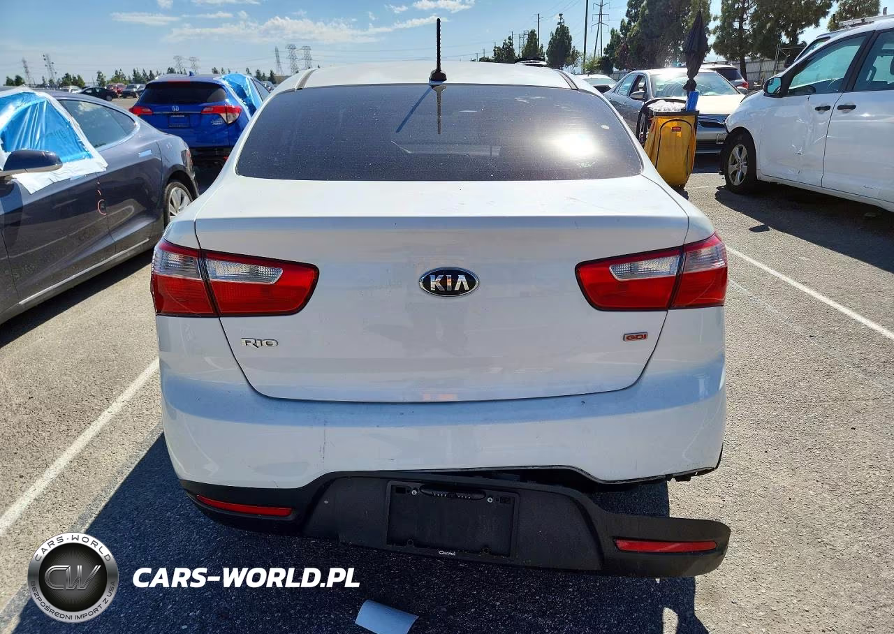 2014 Kia Rio Lx VIN:KNADM4A3XE6328520 - 6
