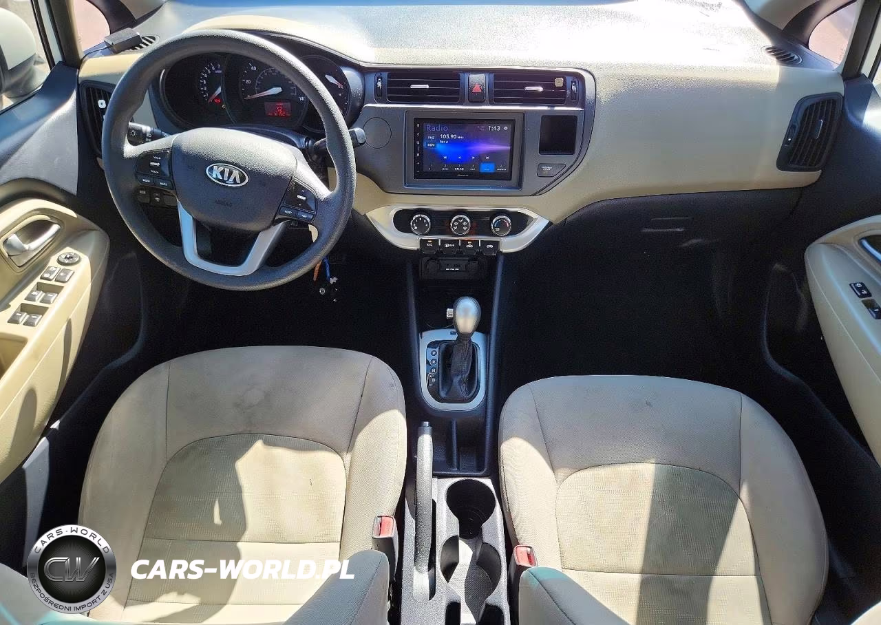 2014 Kia Rio Lx VIN:KNADM4A3XE6328520 - 8