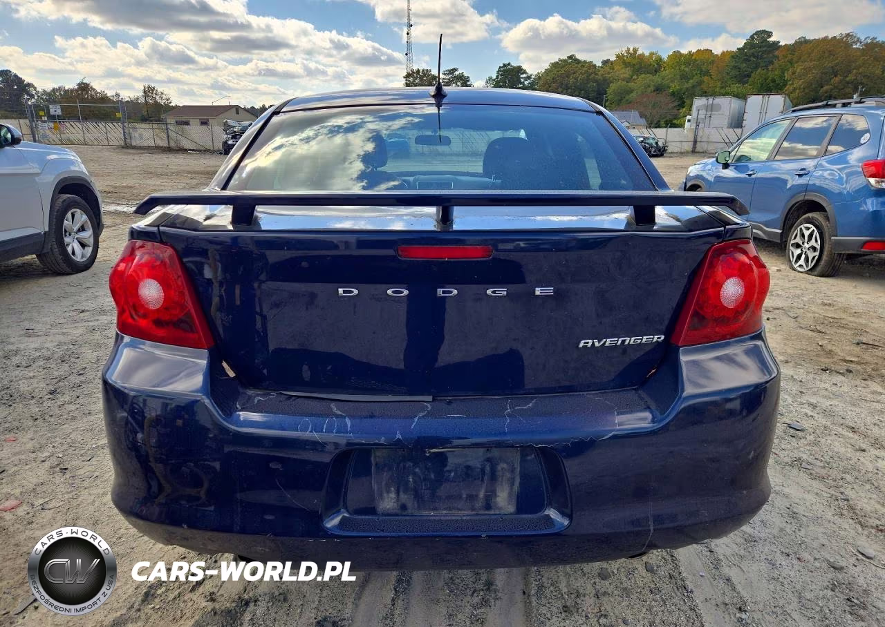2013 Dodge Avenger Se VIN:1C3CDZAG9DN689583 - 6