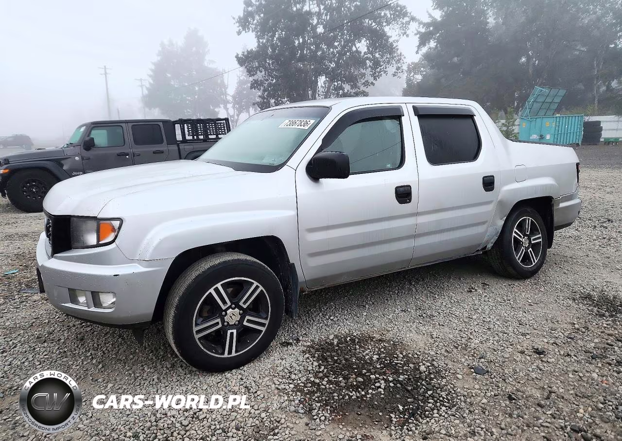 2012 Honda Ridgeline Sport VIN:5FPYK1F73CB460788 - 1