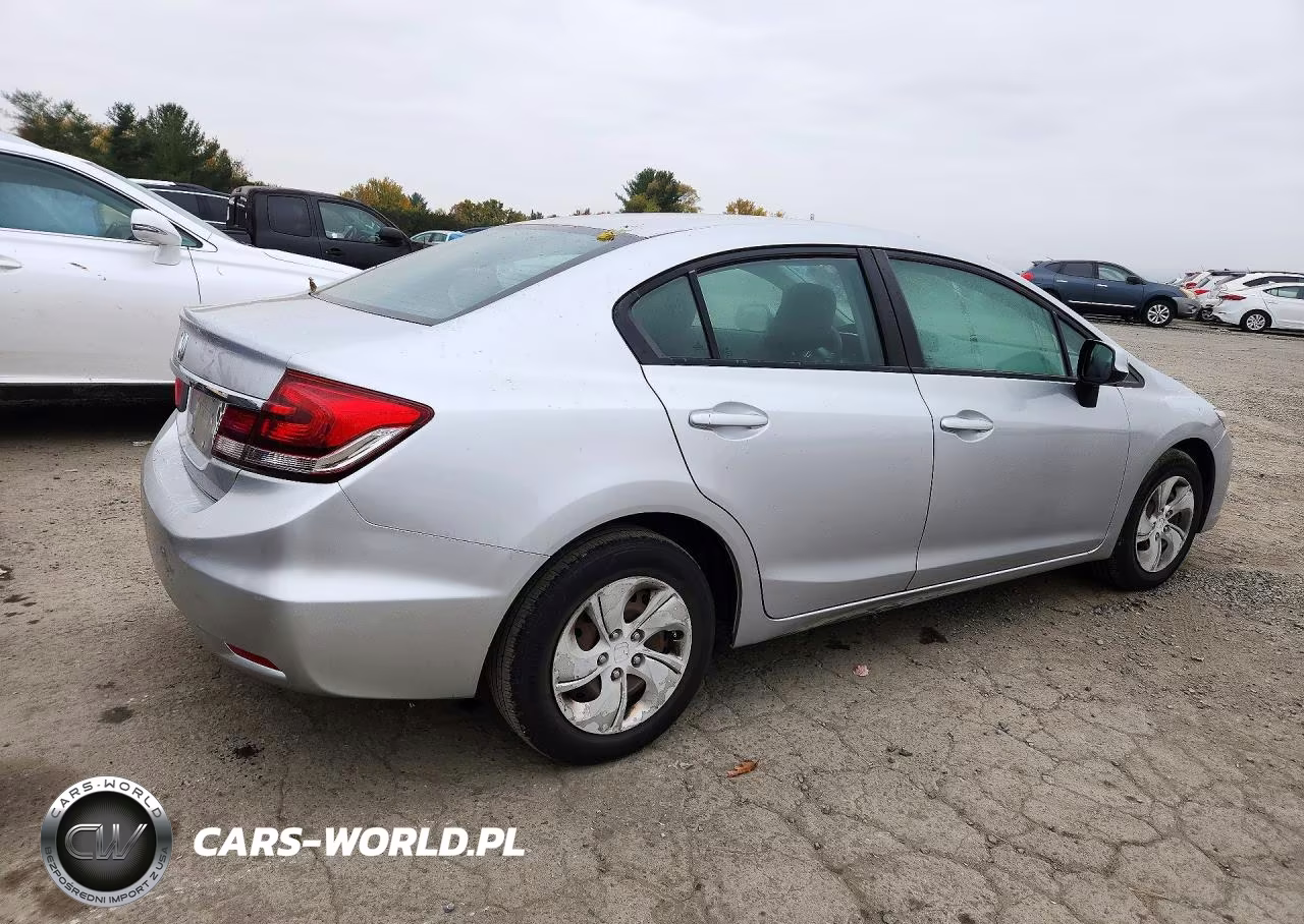2013 Honda Civic Lx VIN:19XFB2F51DE204032 - 3