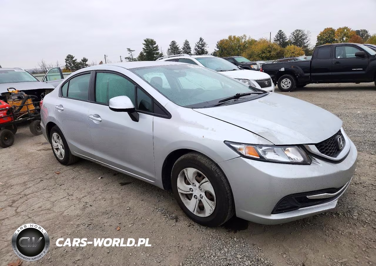 2013 Honda Civic Lx VIN:19XFB2F51DE204032 - 4