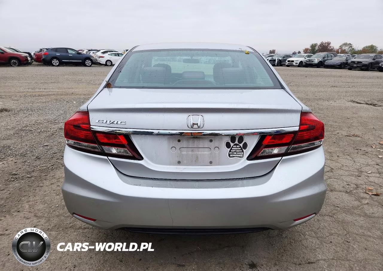 2013 Honda Civic Lx VIN:19XFB2F51DE204032 - 6