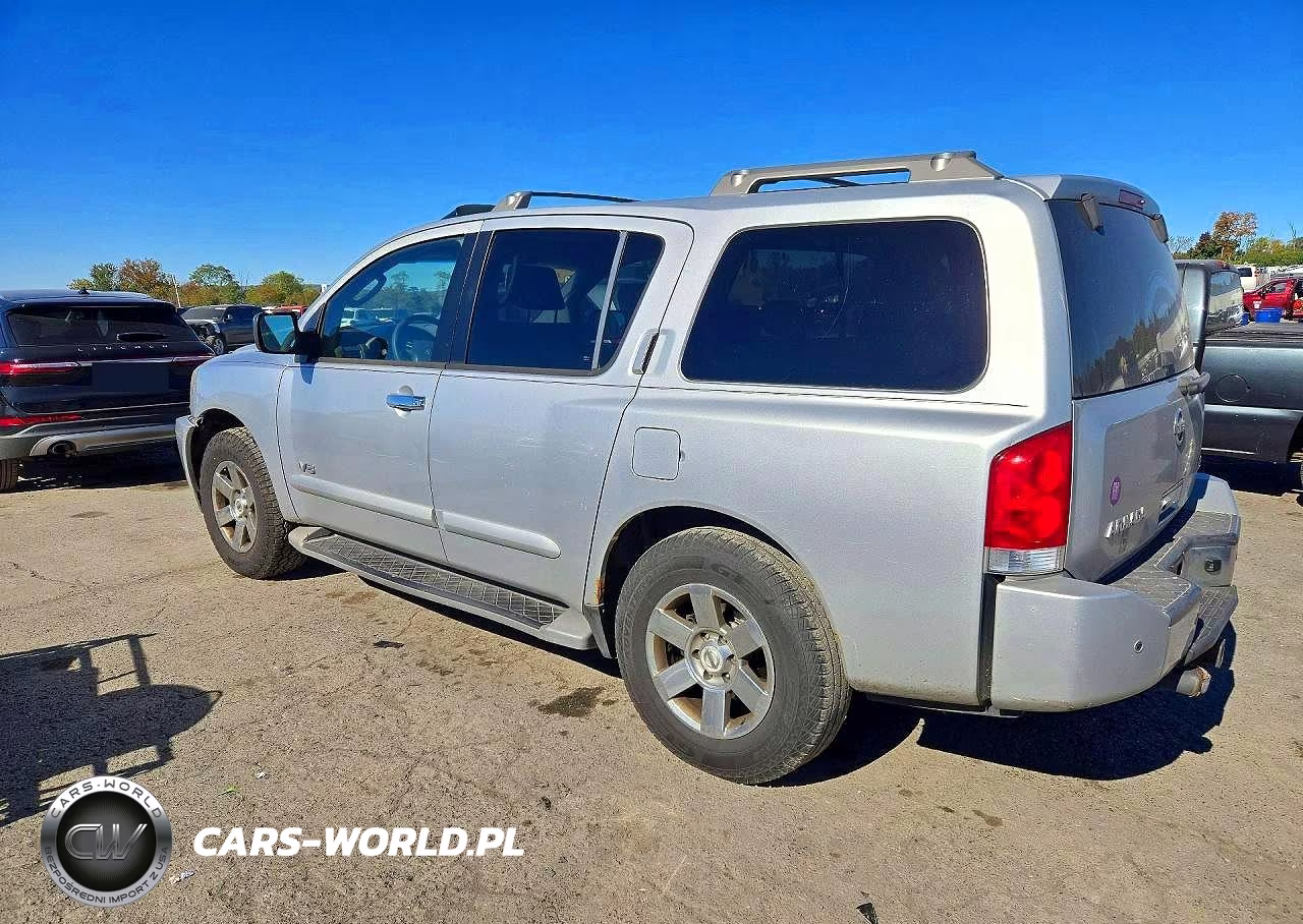 2007 Nissan Armada Se VIN:5N1AA08C57N722086 - 2