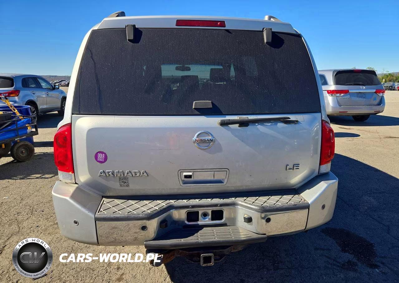 2007 Nissan Armada Se VIN:5N1AA08C57N722086 - 6