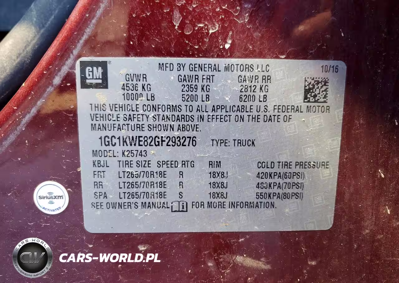 2016 Chevrolet Silverado K2500 Heavy Duty Ltz VIN:1GC1KWE82GF293276 - 12