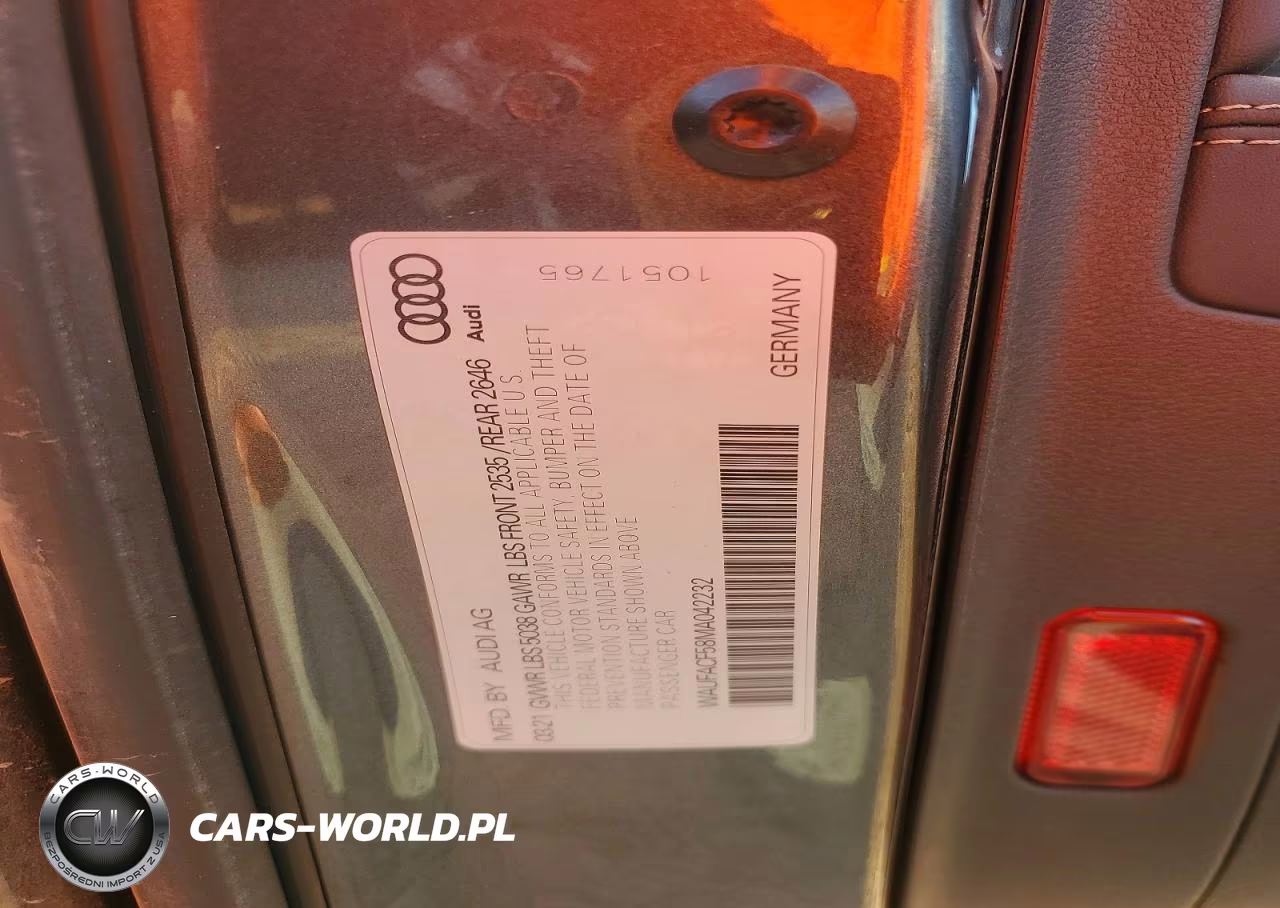 2021 Audi A5 Premium Plus 45 VIN:WAUFACF58MA042232 - 12