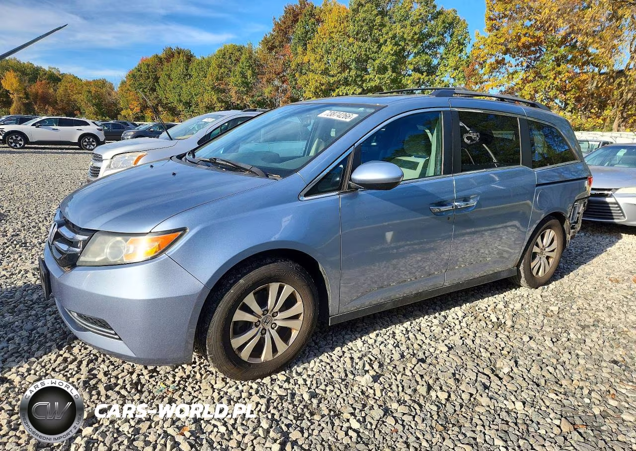 2014 Honda Odyssey Exl VIN:5FNRL5H60EB072443 - 1