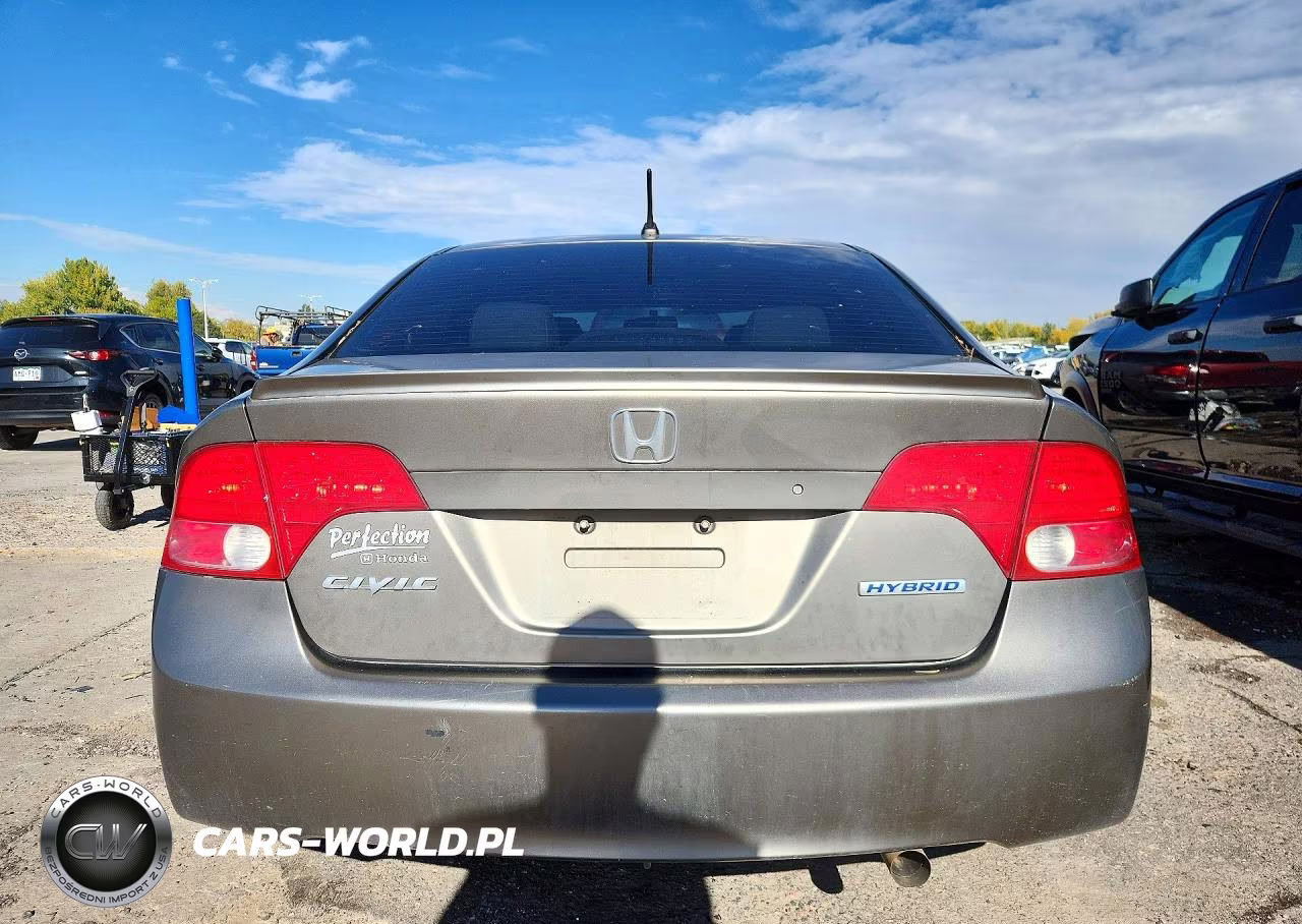 2007 Honda Civic Hybrid VIN:JHMFA36237S006003 - 6