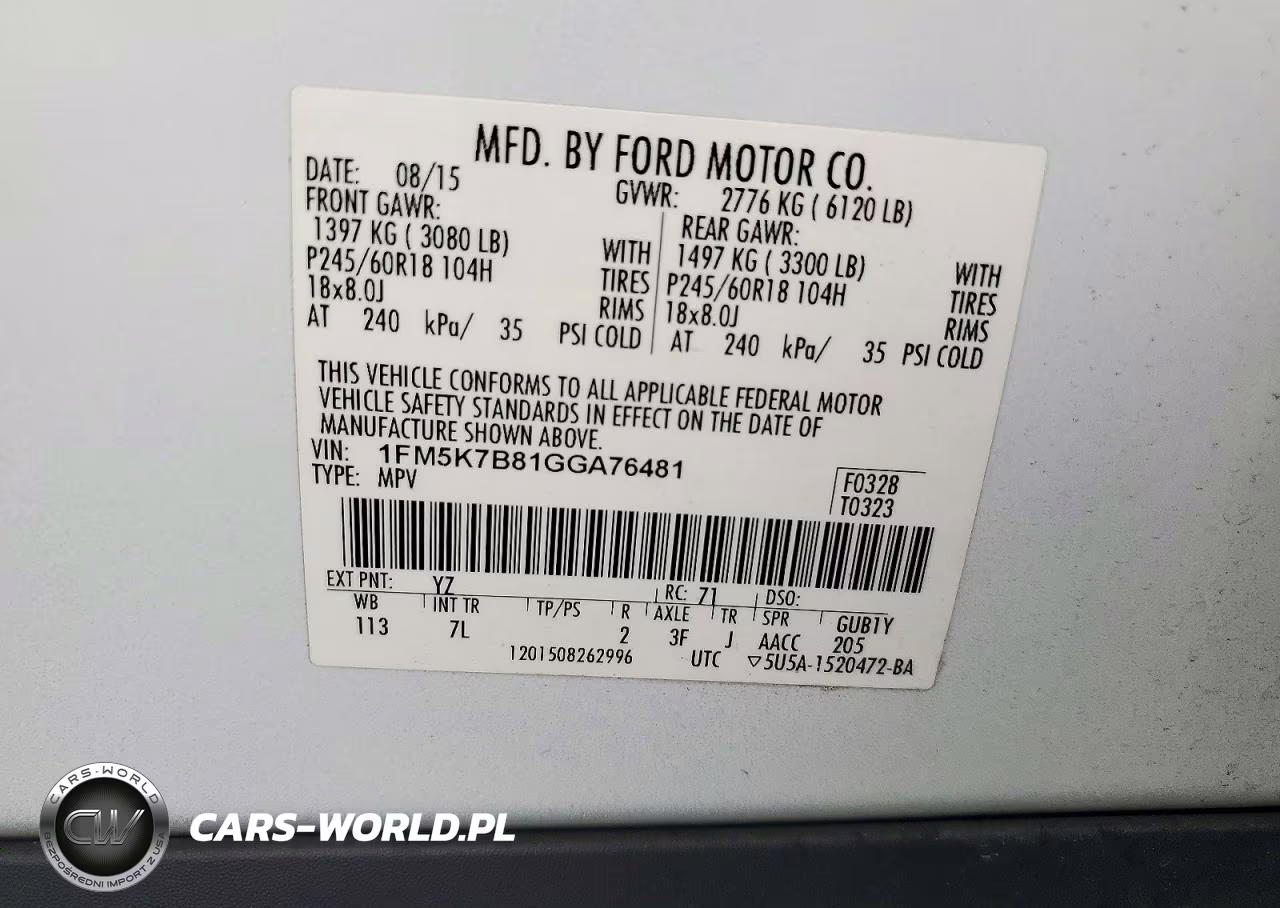 2016 Ford Explorer VIN:1FM5K7B81GGA76481 - 13