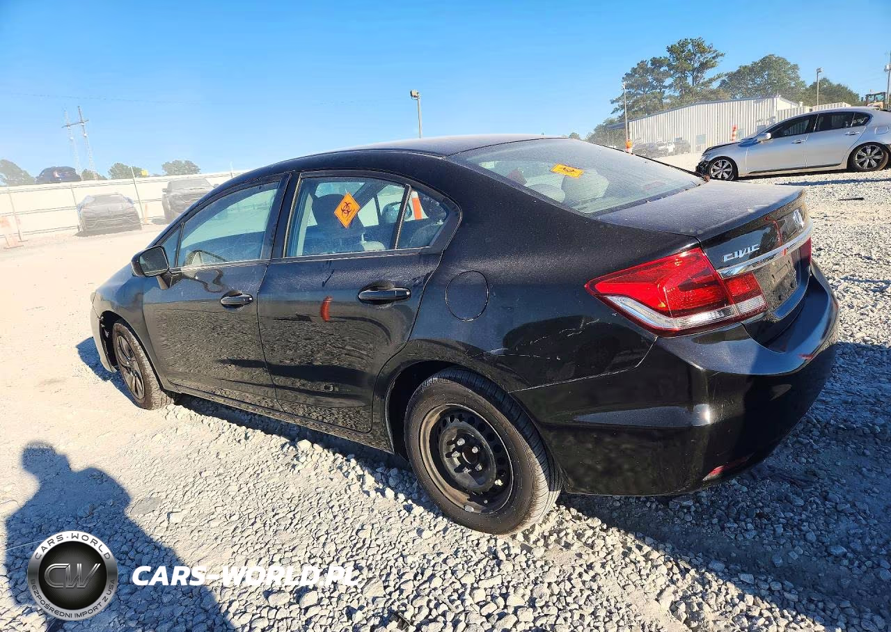 2014 Honda Civic Lx VIN:19XFB2F54EE061174 - 2