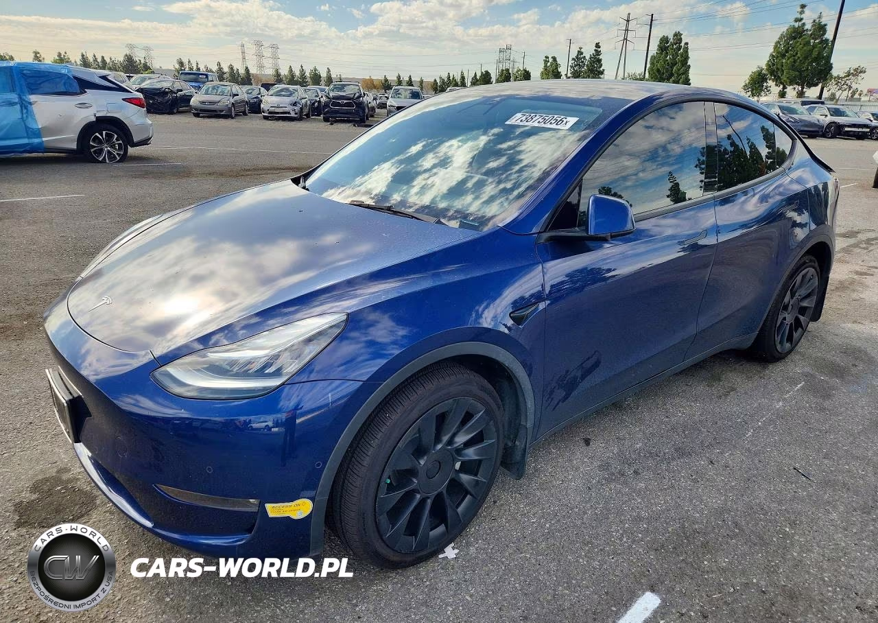 2022 Tesla Model Y VIN:7SAYGDEE0NF348631 - 1