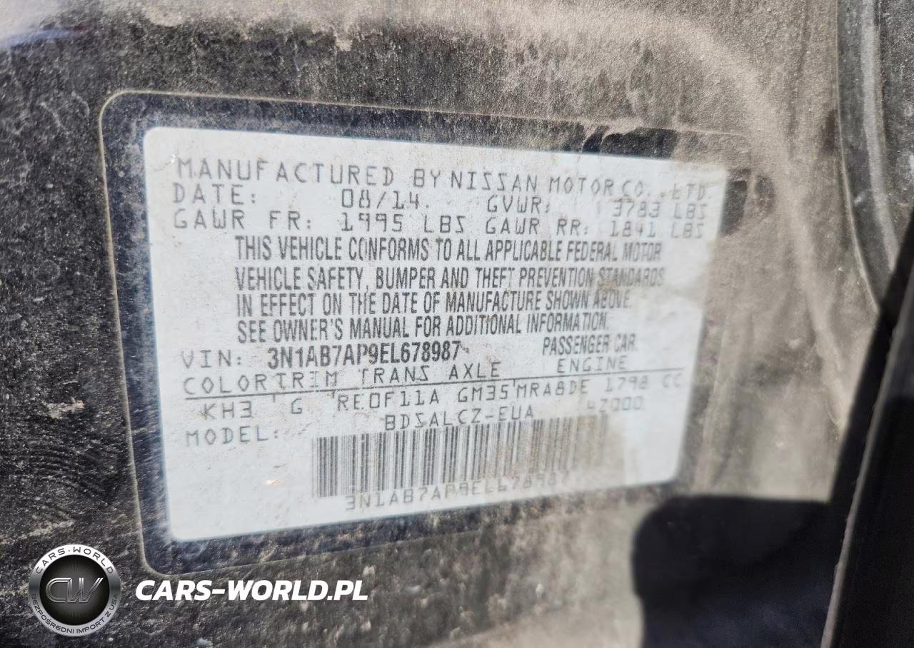 2014 Nissan Sentra S VIN:3N1AB7AP9EL678987 - 13