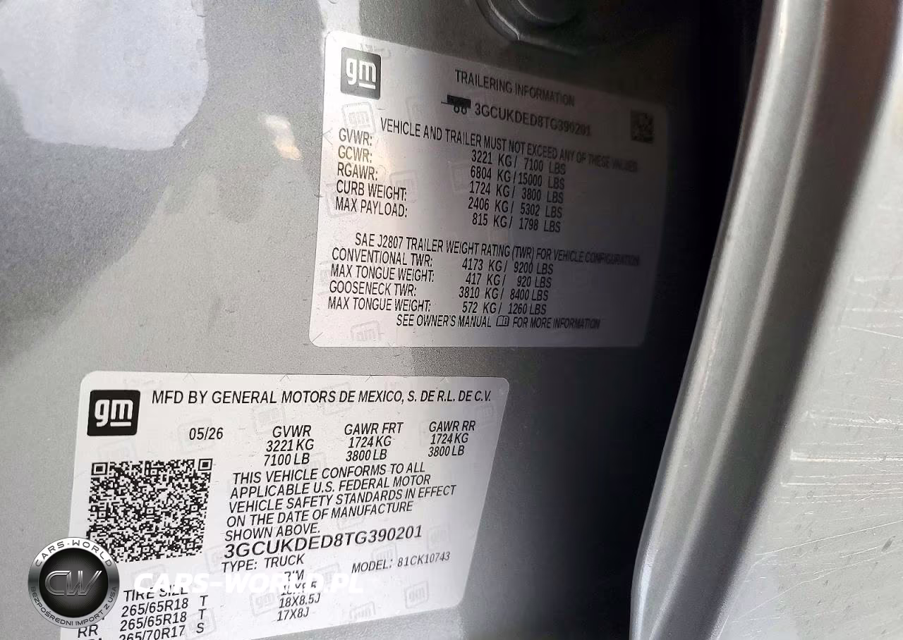2026 Chevrolet Silverado K1500 Lt VIN:3GCUKDED8TG390201 - 12