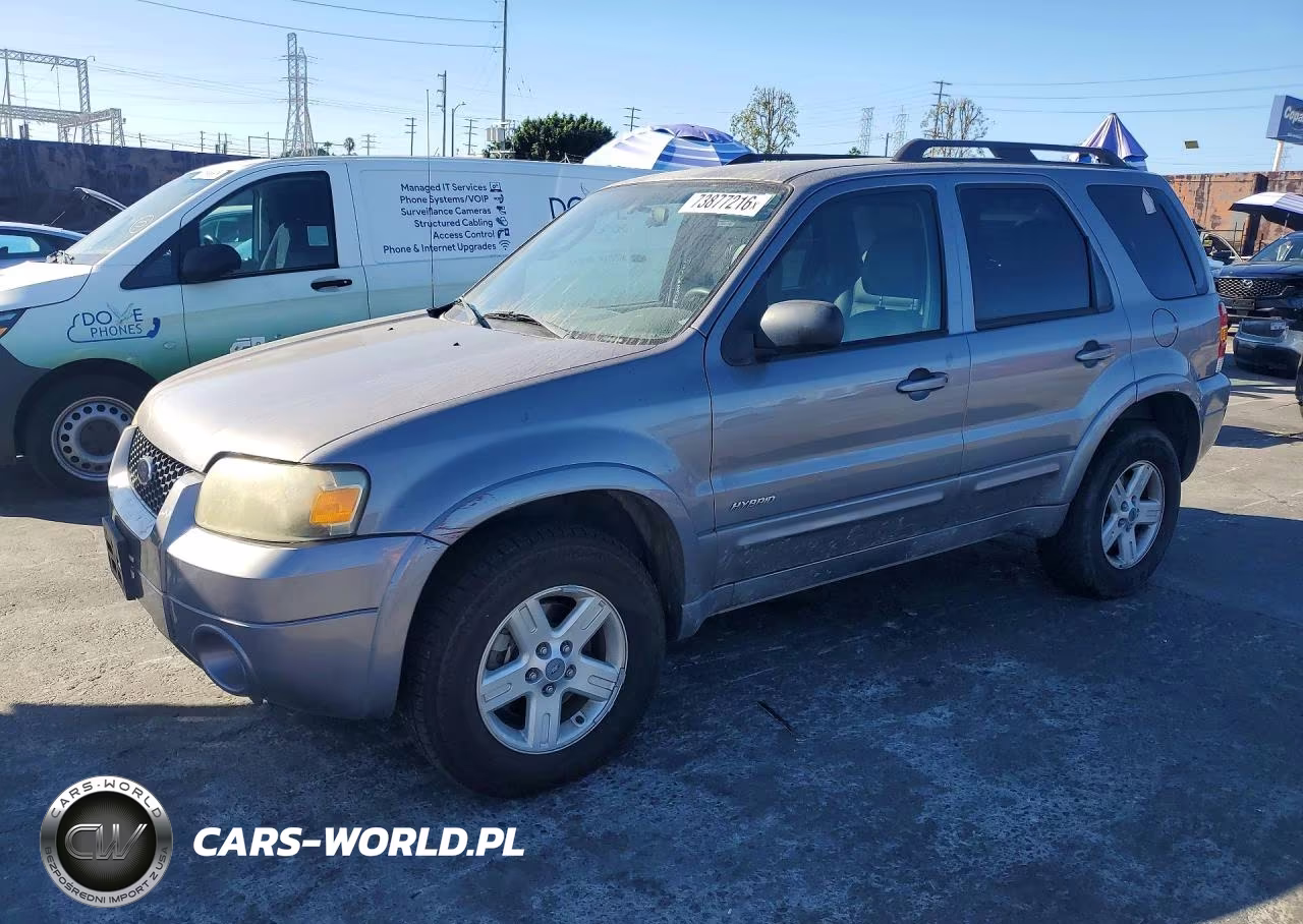 2007 Ford Escape Hev VIN:1FMCU49H77KA91635 - 1