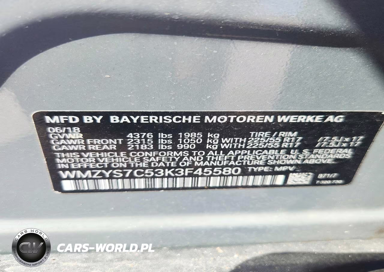 2019 Mini Cooper Countryman VIN:WMZYS7C53K3F45580 - 13