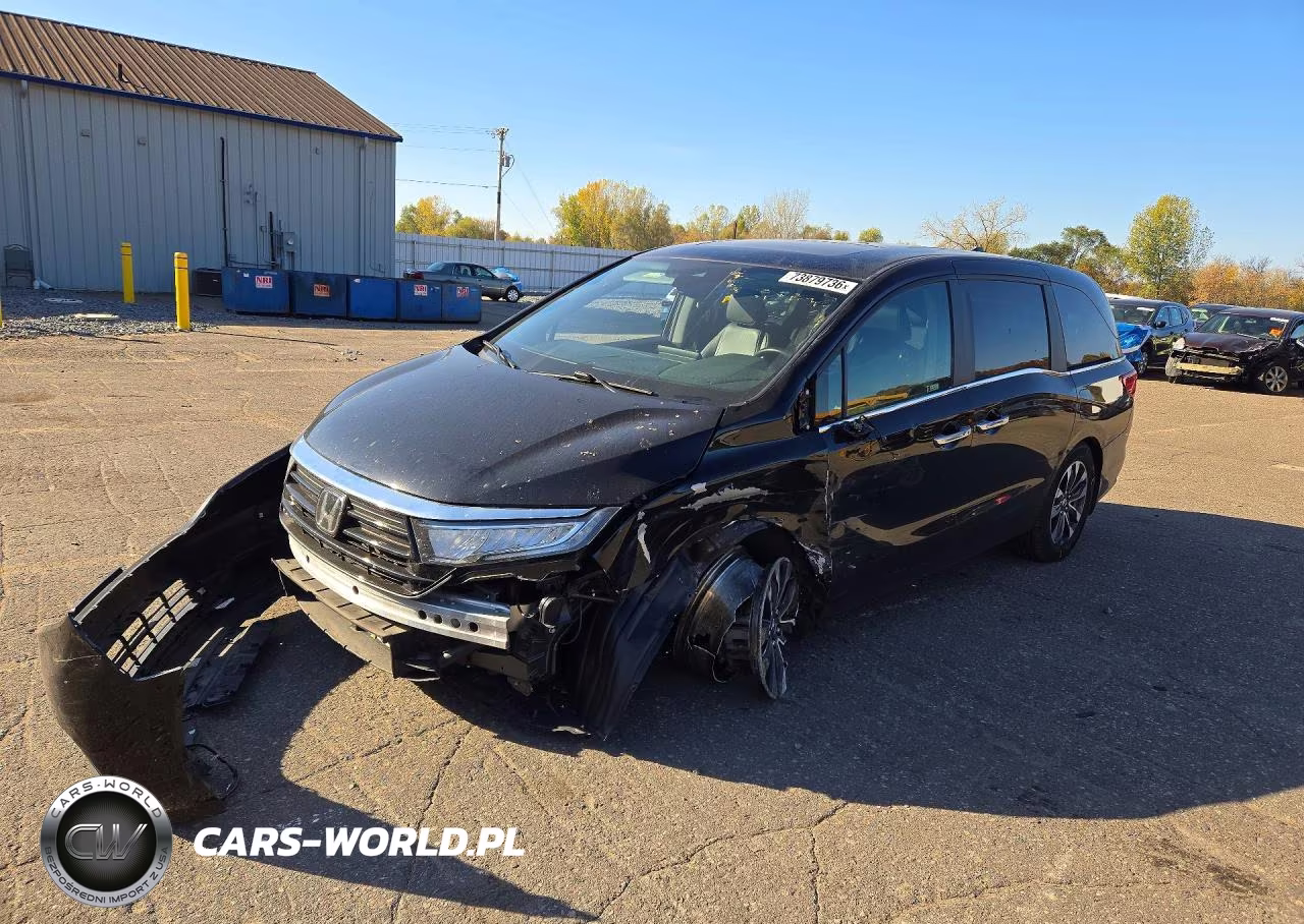 2022 Honda Odyssey Exl VIN:5FNRL6H77NB065892 - 1