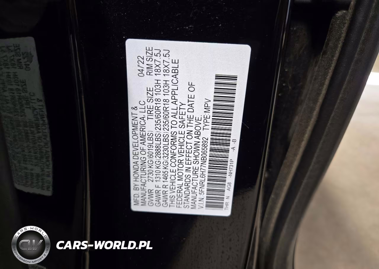 2022 Honda Odyssey Exl VIN:5FNRL6H77NB065892 - 14