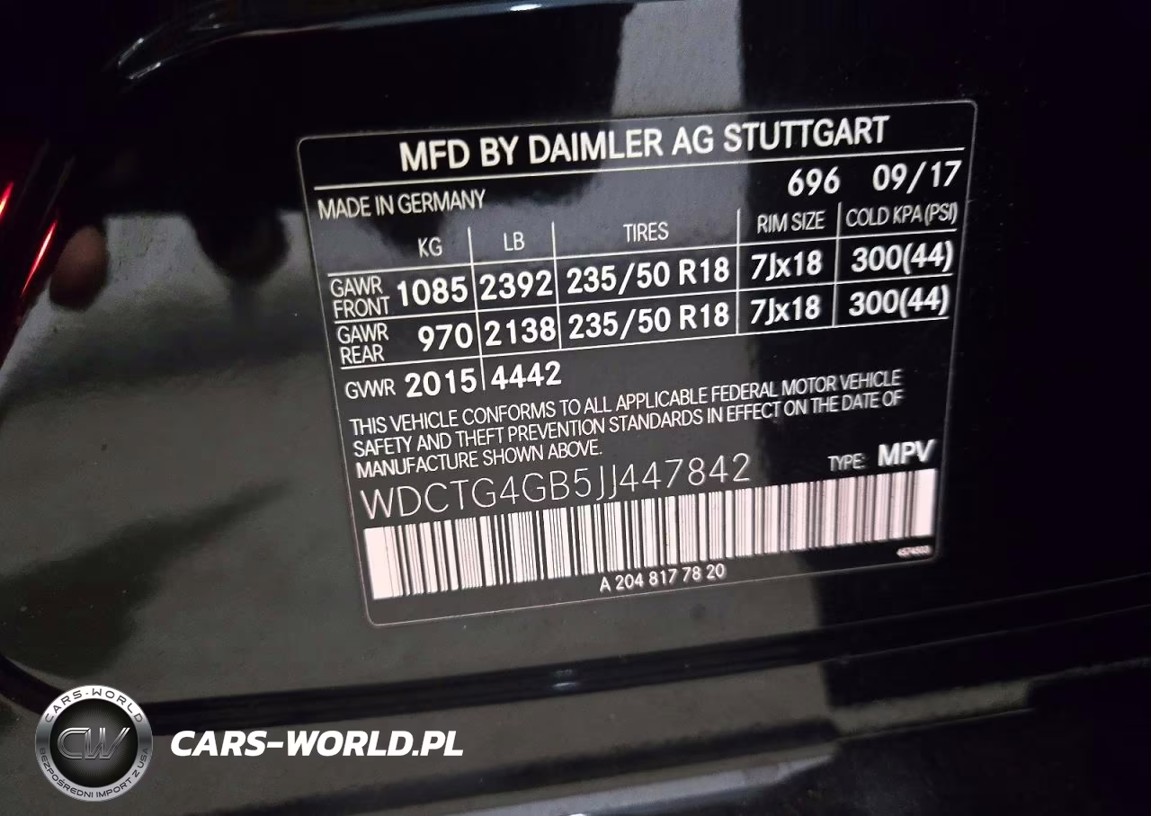 2018 Mercedes-Benz Gla 250 4Matic VIN:WDCTG4GB5JJ447842 - 12