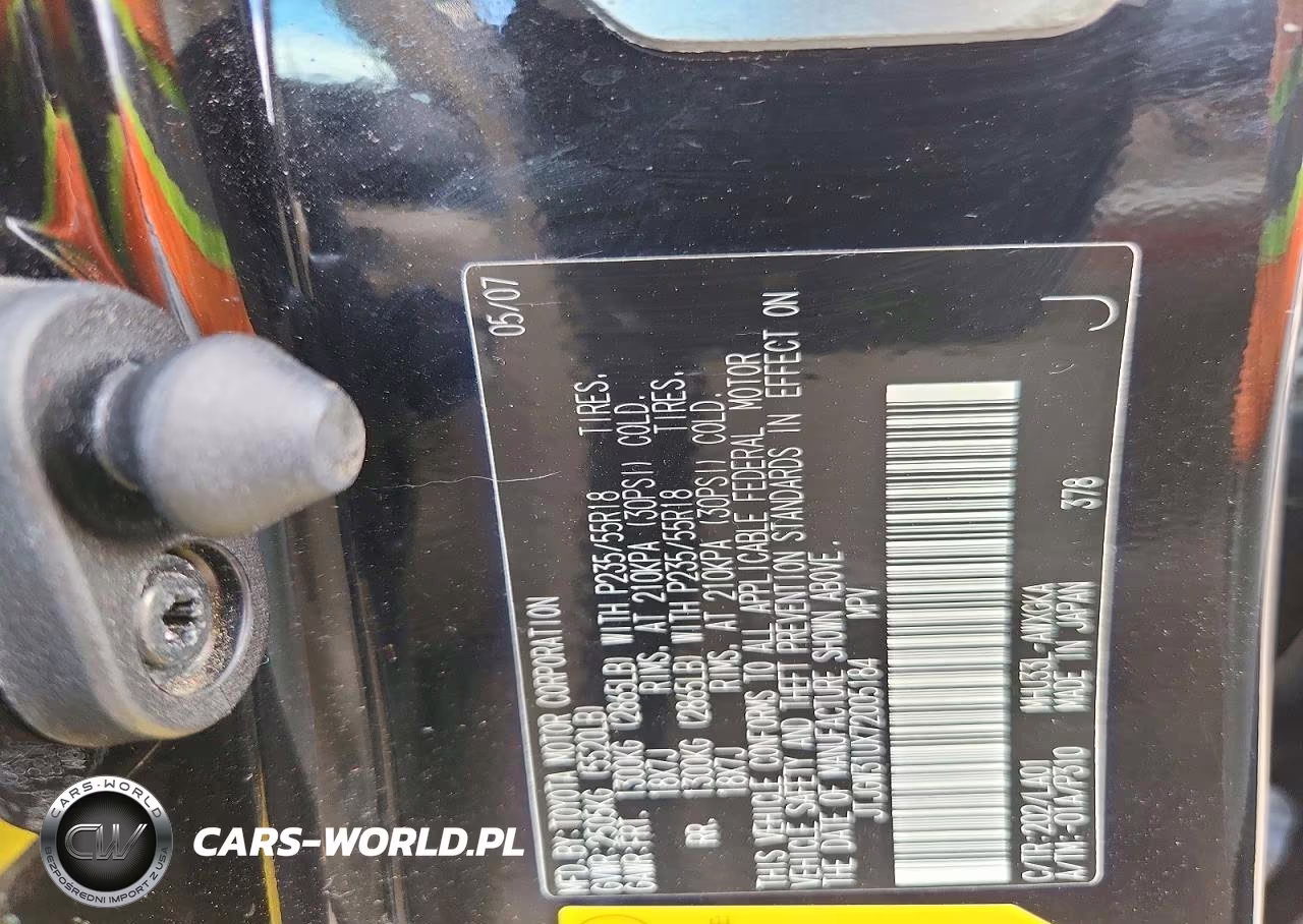 2007 Lexus Rx 400H VIN:JTJGW31UX72005184 - 13