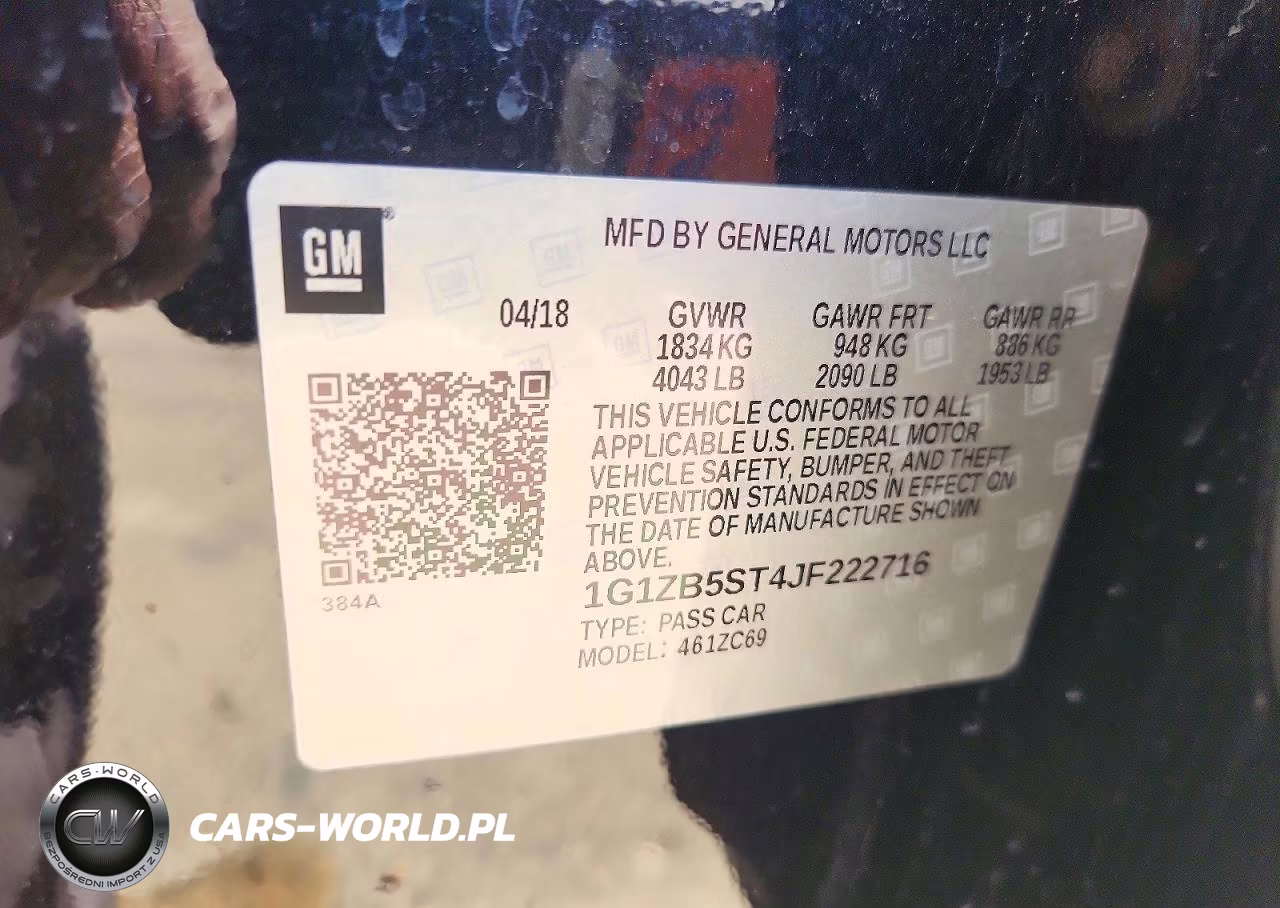 2018 Chevrolet Malibu Ls VIN:1G1ZB5ST4JF222716 - 12