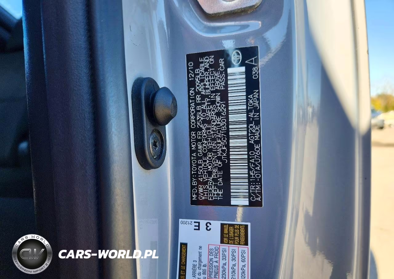 2011 Scion Tc Base VIN:JTKJF5C71B3016291 - 13