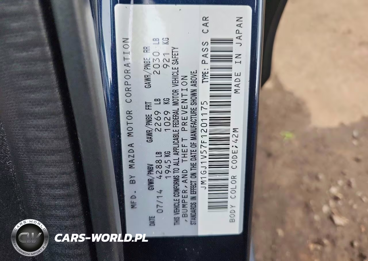 2015 Mazda 6 Touring VIN:JM1GJ1V57F1201175 - 12