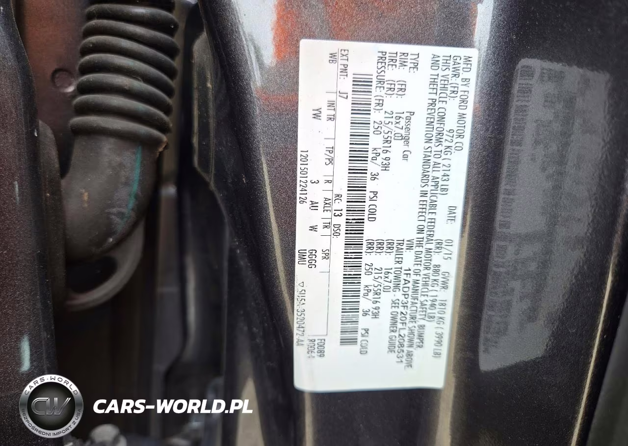 2015 Ford Focus Se VIN:1FADP3F20FL208531 - 12