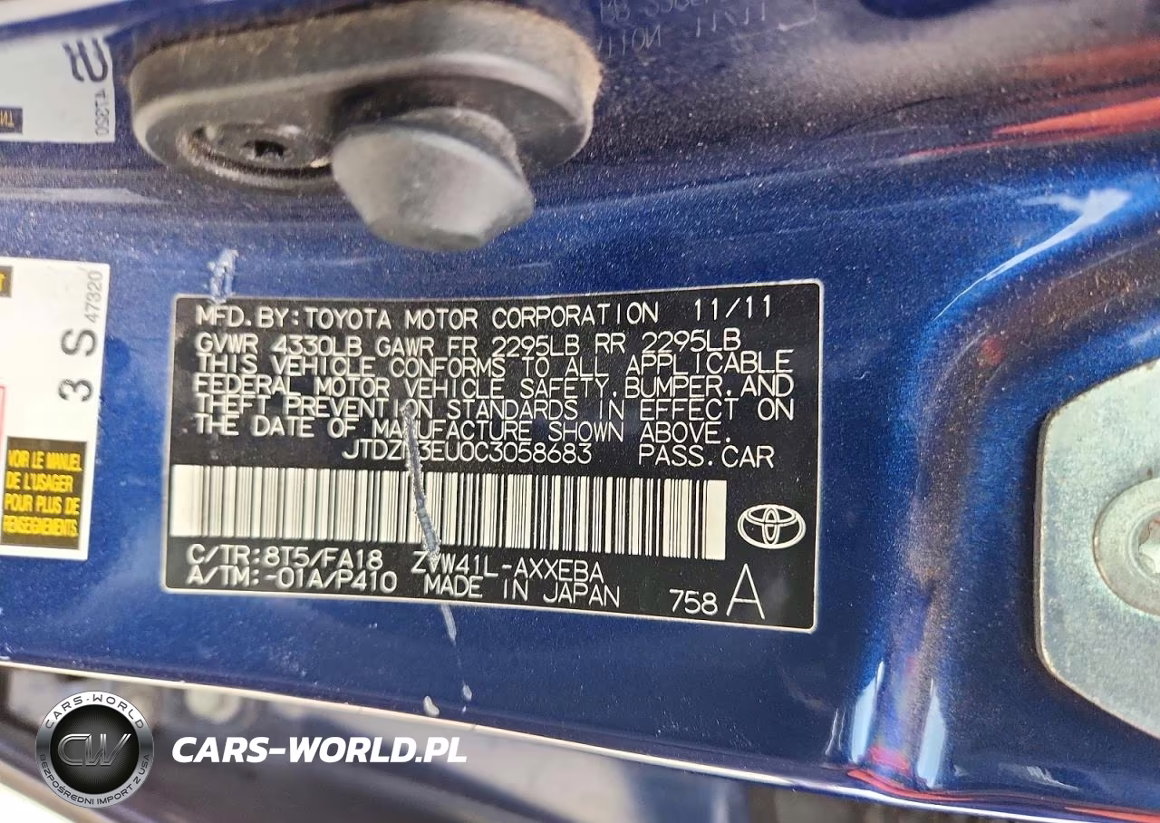 2012 Toyota Prius V Three VIN:JTDZN3EU0C3058683 - 13