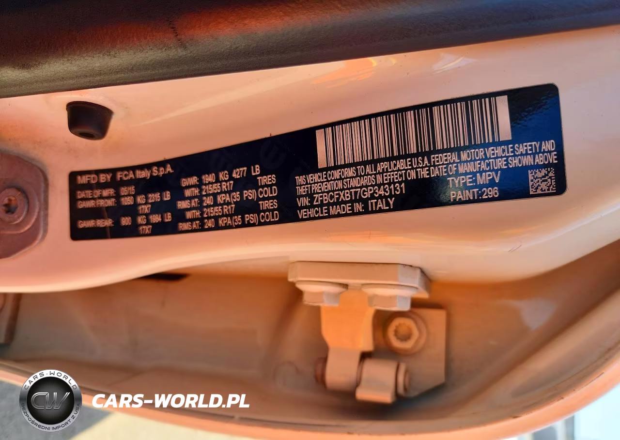 2016 Fiat 500X Easy VIN:ZFBCFXBT7GP343131 - 13