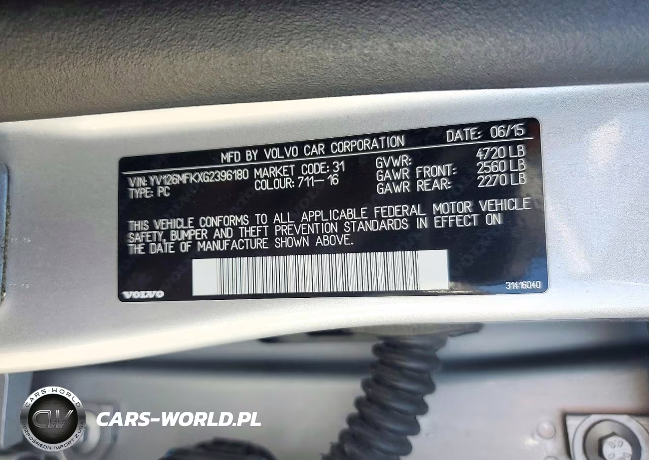 2016 Volvo S60 Premier VIN:YV126MFKXG2396180 - 12