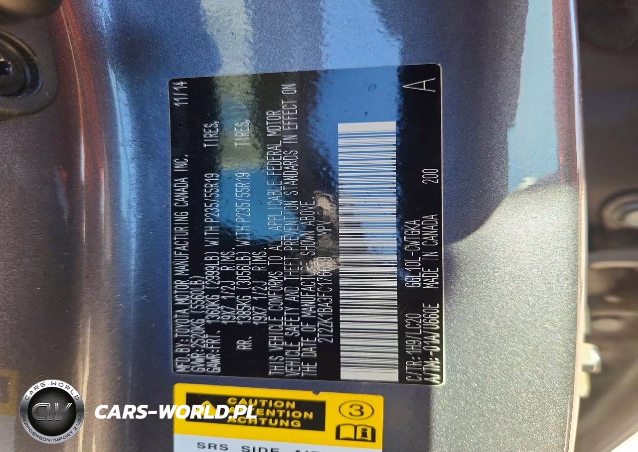2015 Lexus Rx 350 Base VIN:2T2ZK1BA3FC176659 - 13