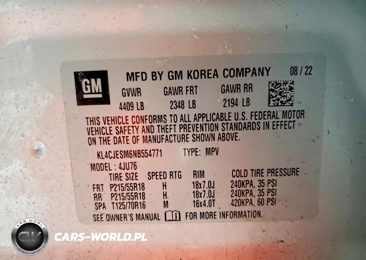 2022 Buick Encore Preferred VIN:KL4CJESM6NB554771 - 13