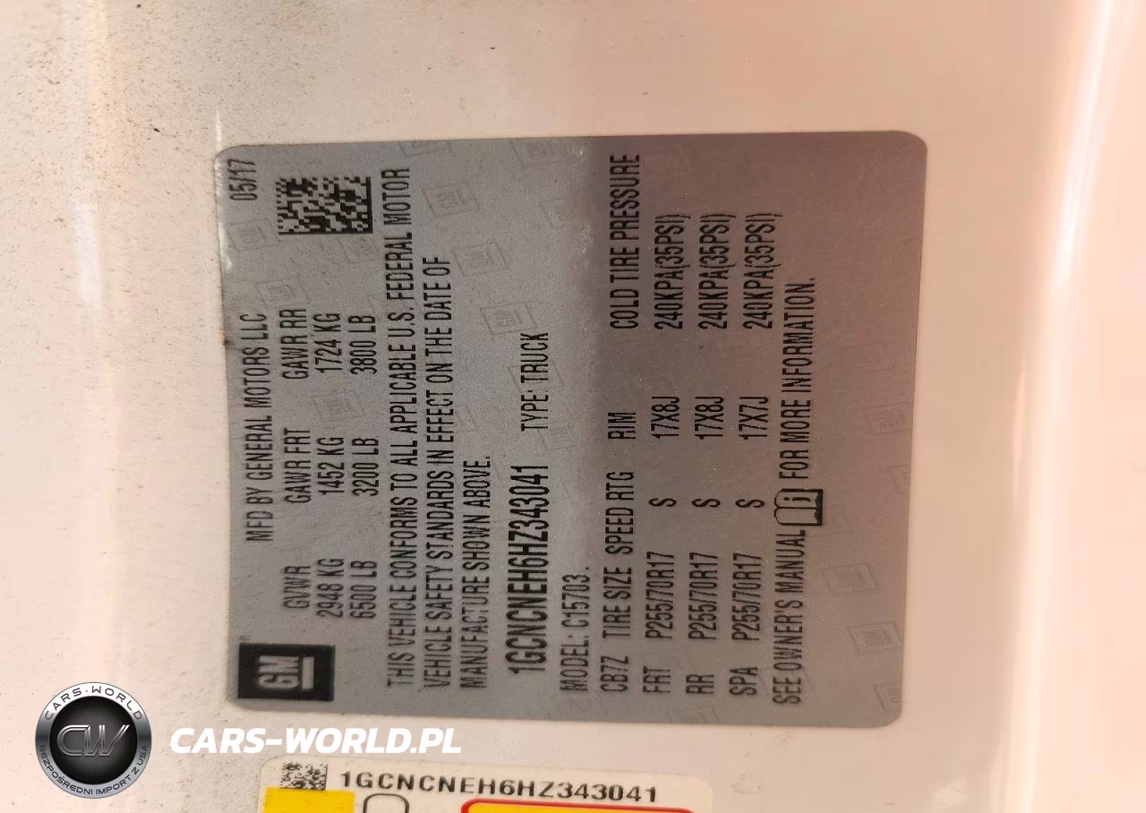 2017 Chevrolet Silverado C1500 VIN:1GCNCNEH6HZ343041 - 12