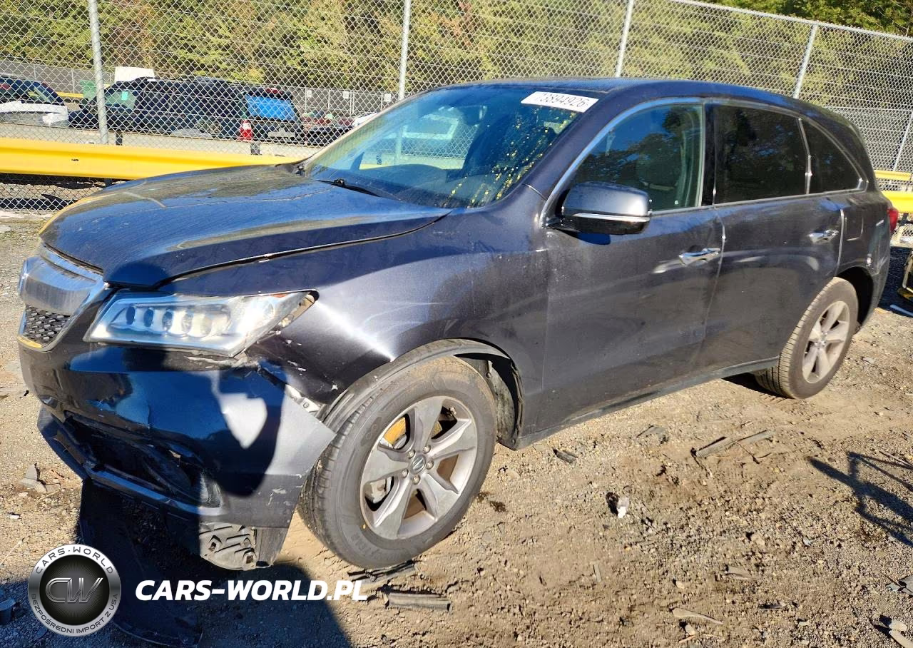 2014 Acura Mdx VIN:5FRYD4H25EB010132 - 1