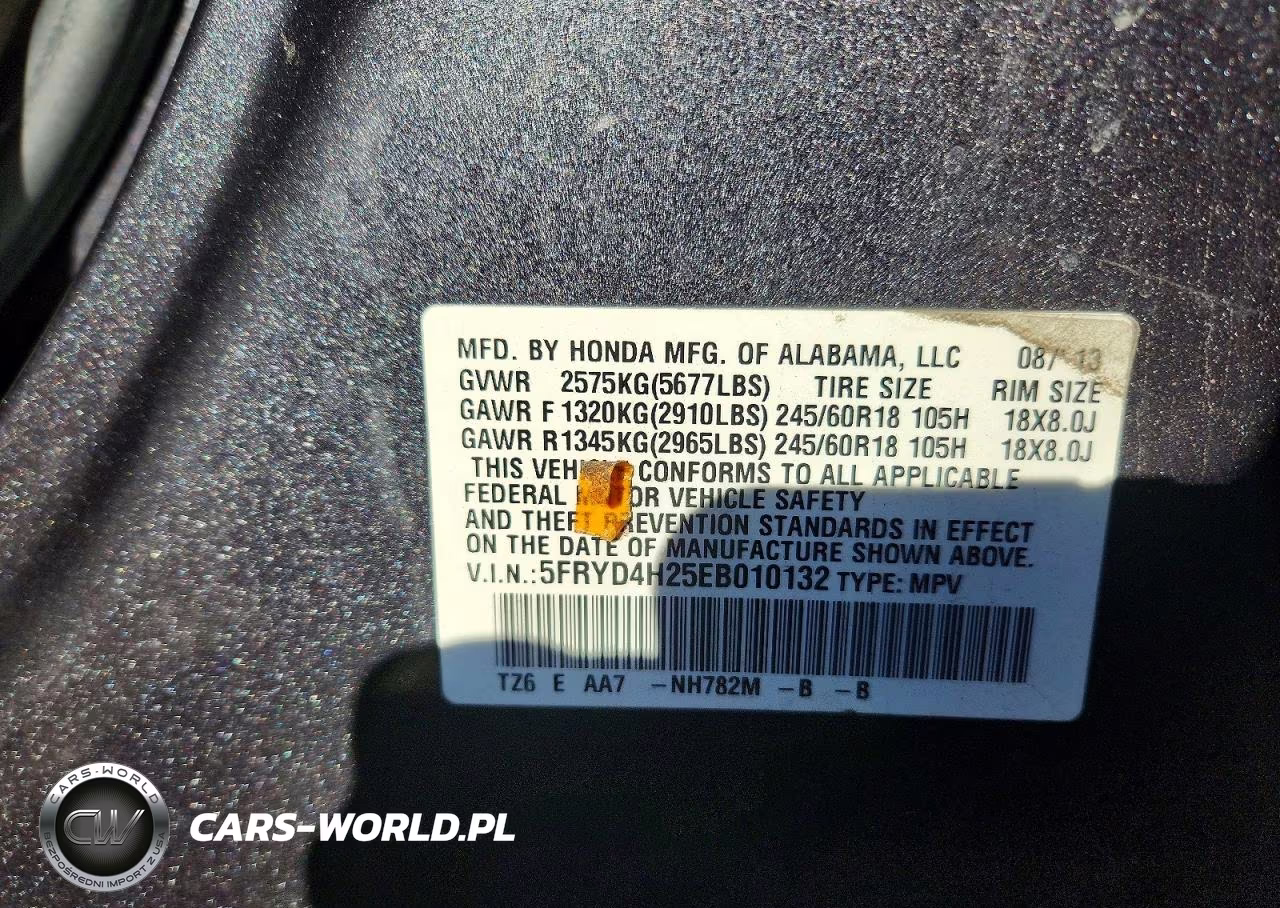 2014 Acura Mdx VIN:5FRYD4H25EB010132 - 13
