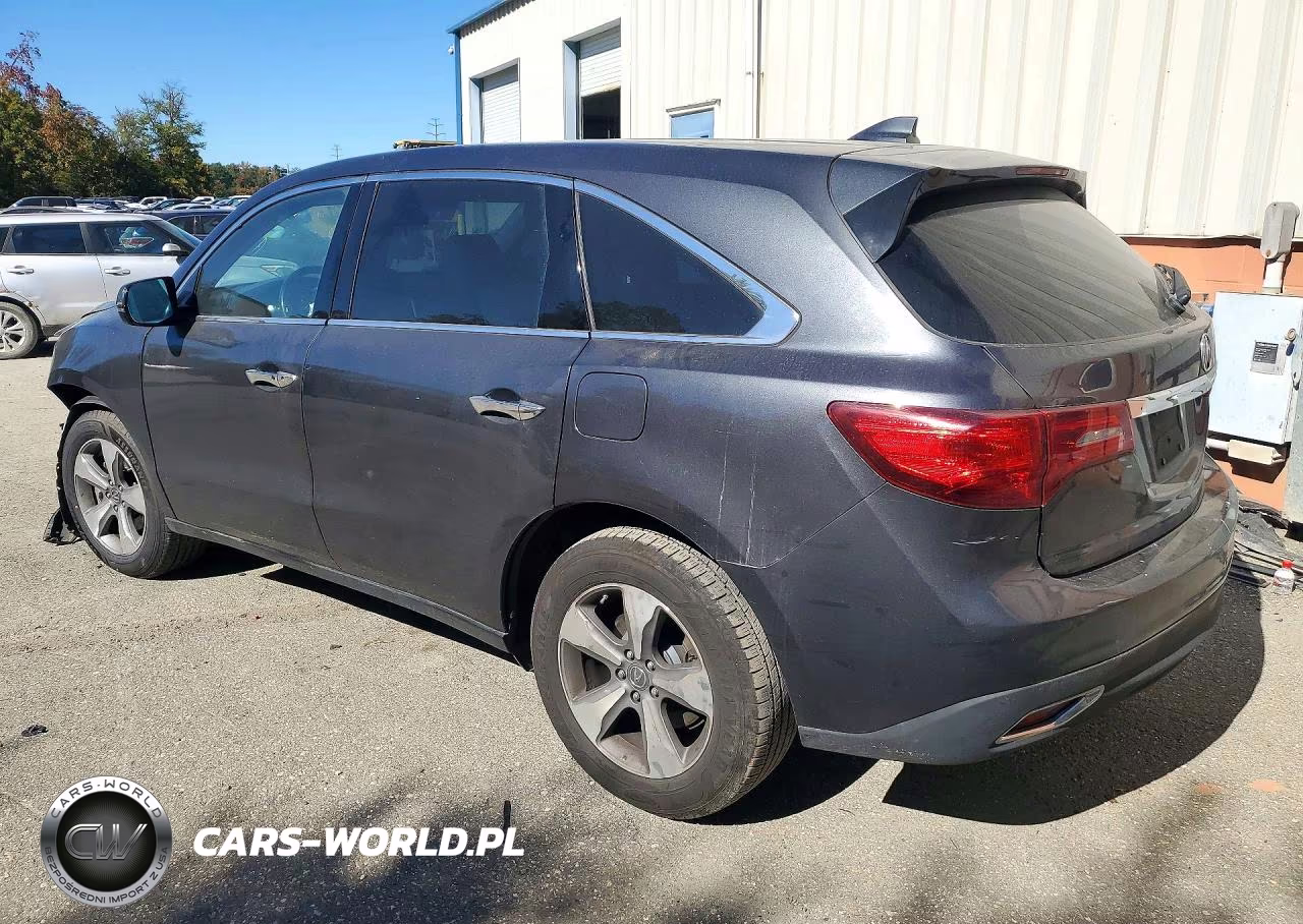 2014 Acura Mdx VIN:5FRYD4H25EB010132 - 2
