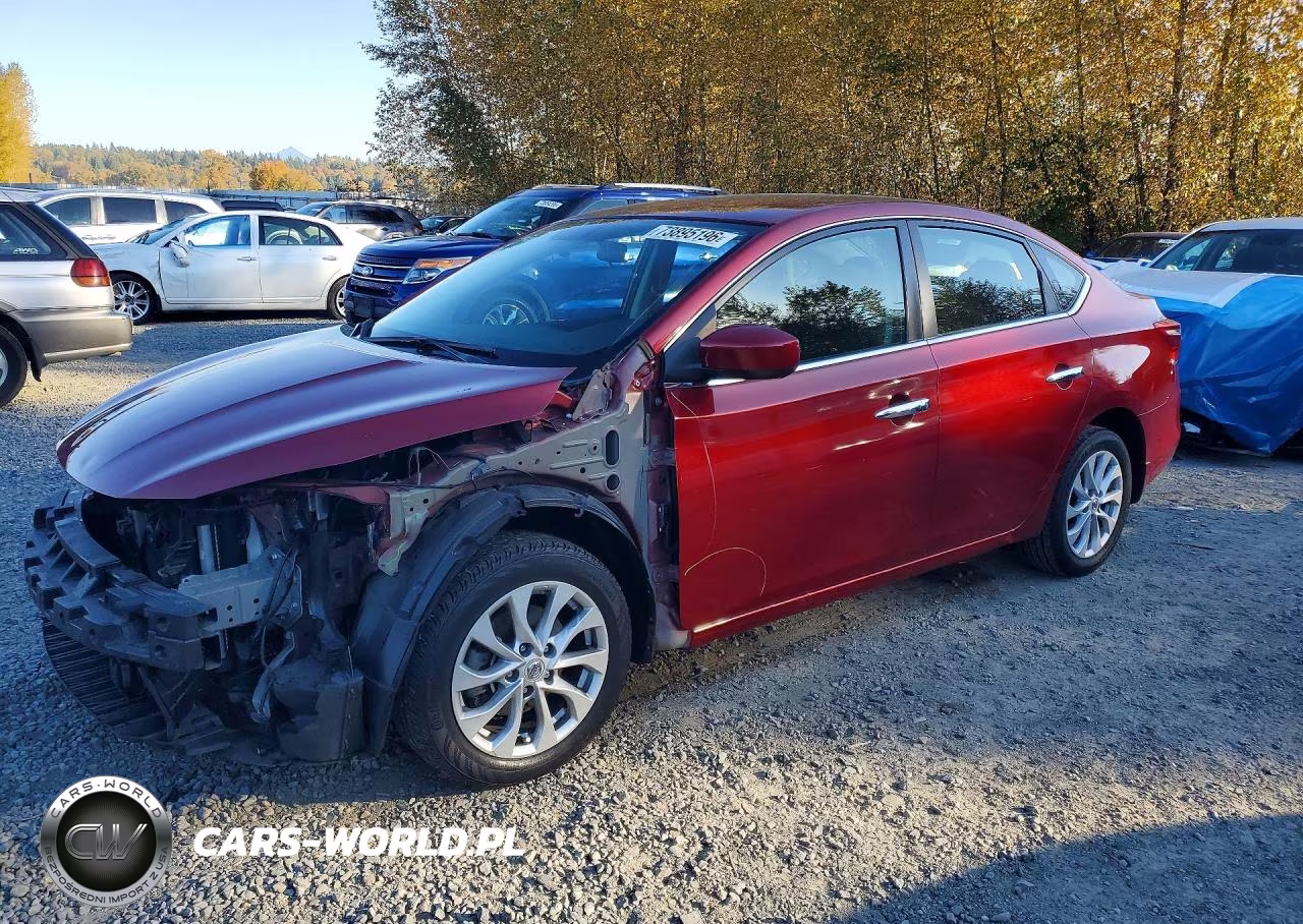 2018 Nissan Sentra Sv VIN:3N1AB7AP8JY223593 - 1