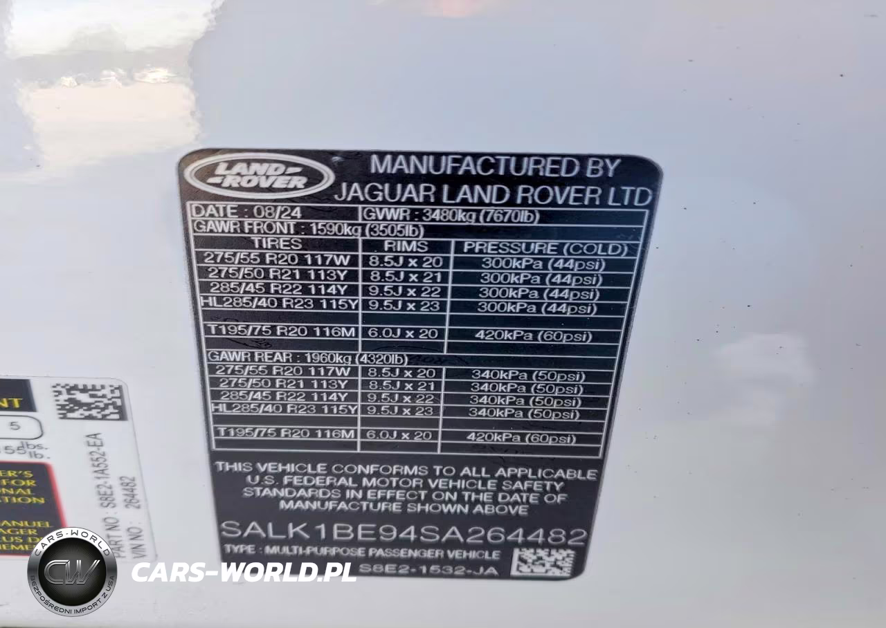 2025 Land Rover Range Rover Autobiography VIN:SALK1BE94SA264482 - 14